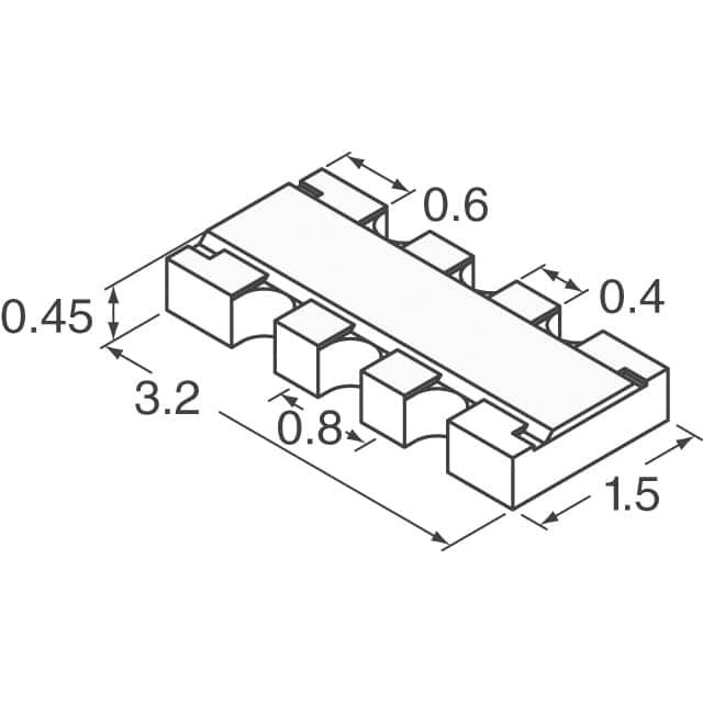 ACASA2002E2002P100 Vishay Beyschlag/Draloric/BC Components  Resistor Networks, Arrays